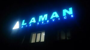 Дахова вивіска для Laman Air Service