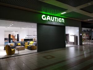 Об'ємні літери для світового виробника меблів Gautier — Київ, GROMOV